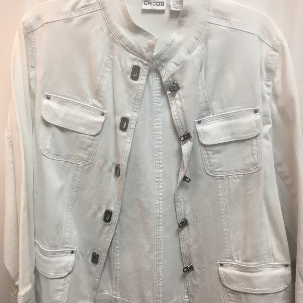 Chicos white jacket